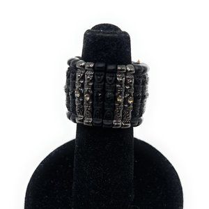Cookie Lee Black Stretch Ring - 12507